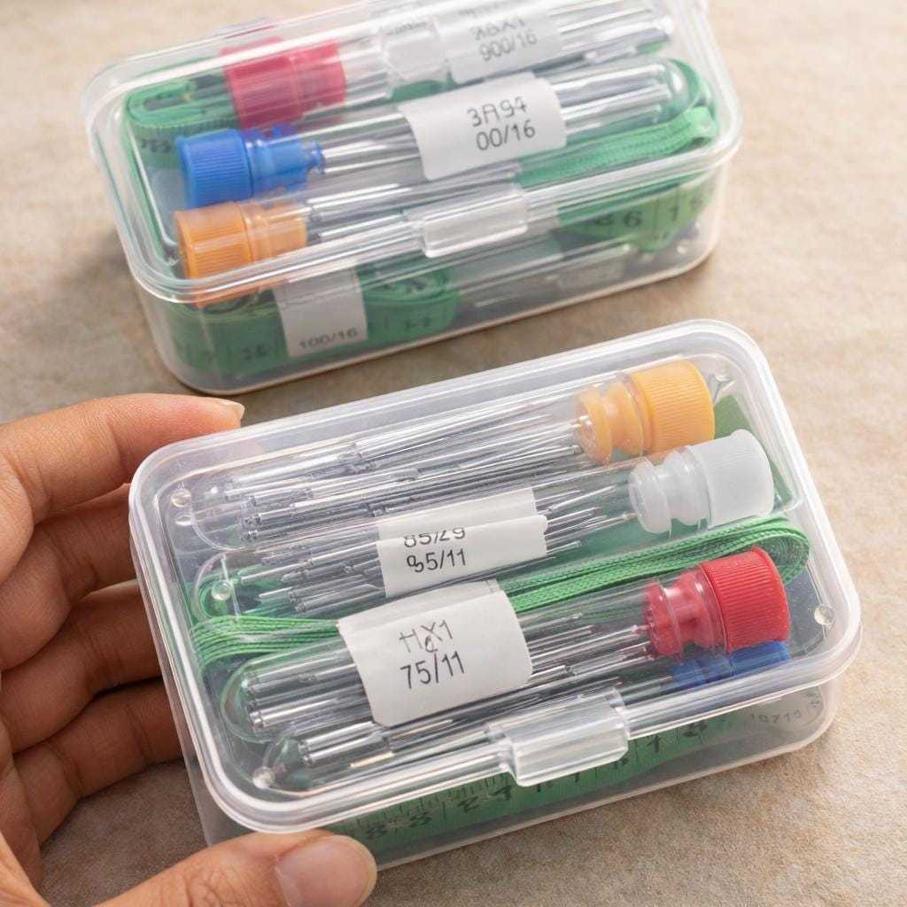 Sewing Machine Needles Set 100 Pcs | Universal Sizes for Fabrics