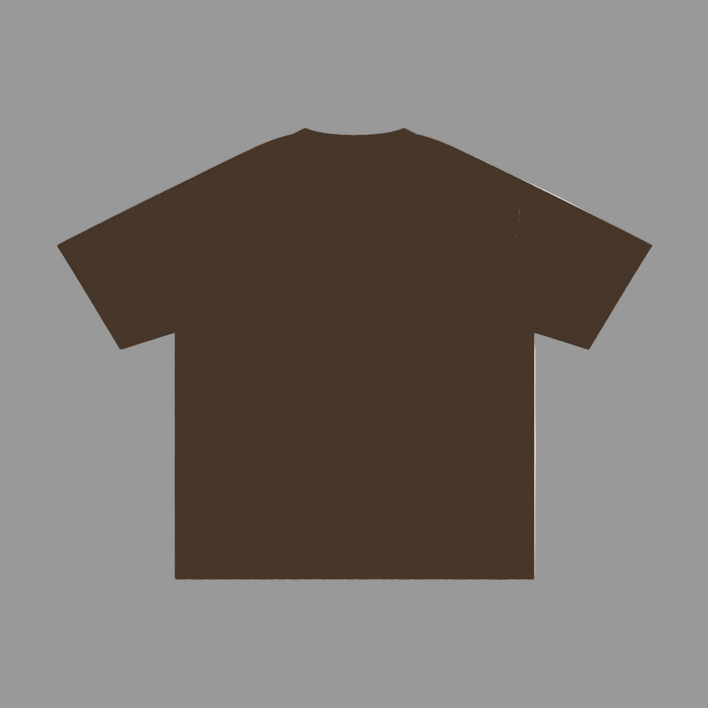 Black t-shirt on a gray background