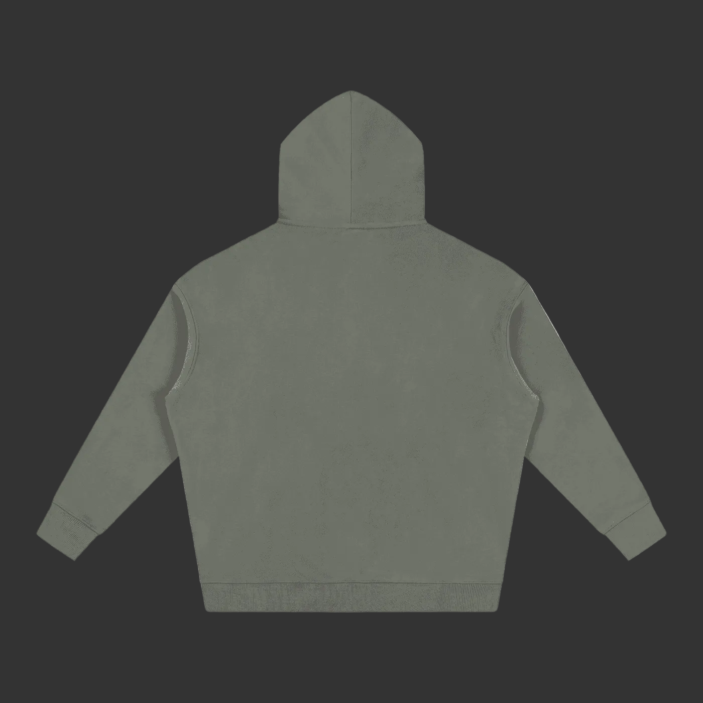 Gray hoodie on a gray background