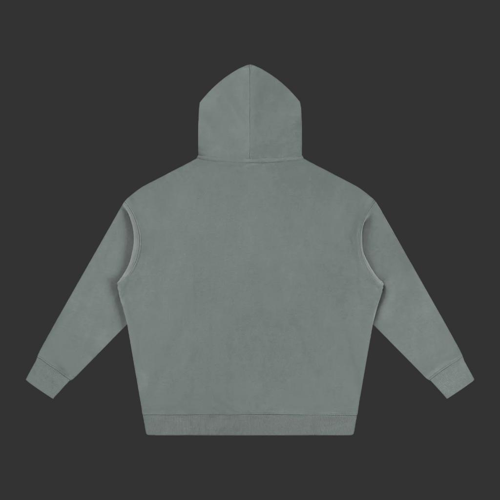 Gray hoodie on a gray background