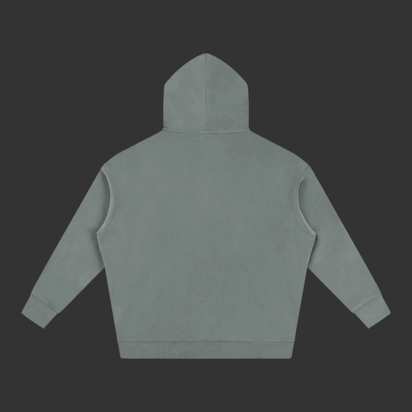 Gray hoodie on a gray background