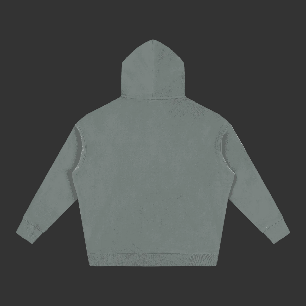 Gray hoodie on a gray background