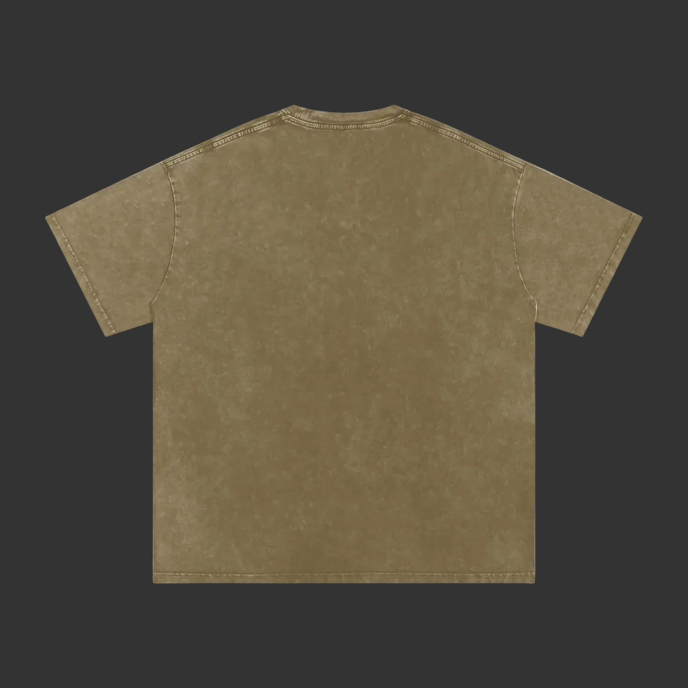 gray green t-shirt on a gray background