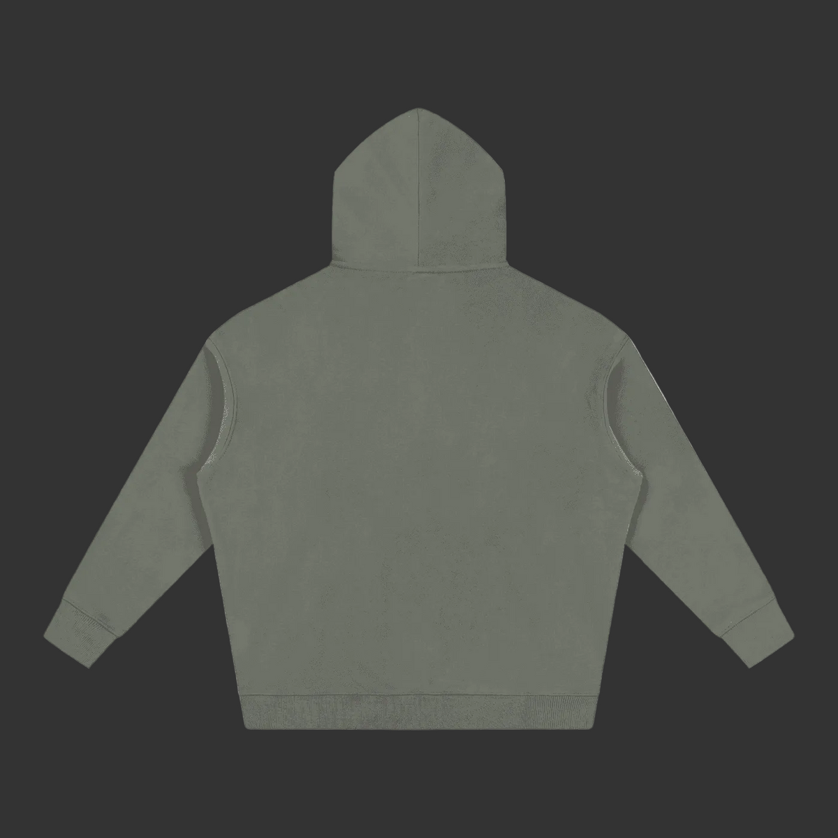 Gray hoodie on a gray background