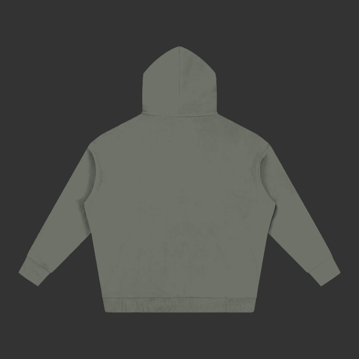 Gray hoodie on a gray background
