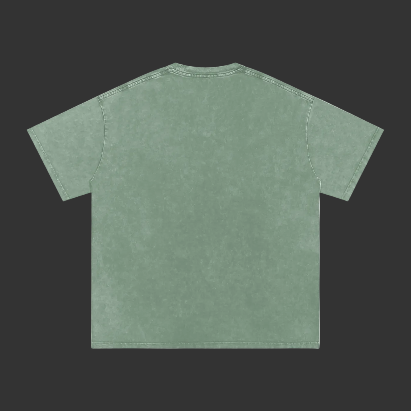 bean Green t-shirt on a gray background