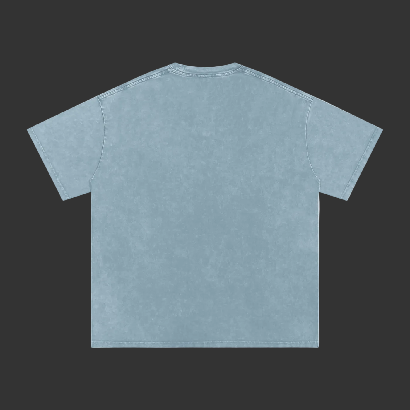 Light blue t-shirt on a gray background