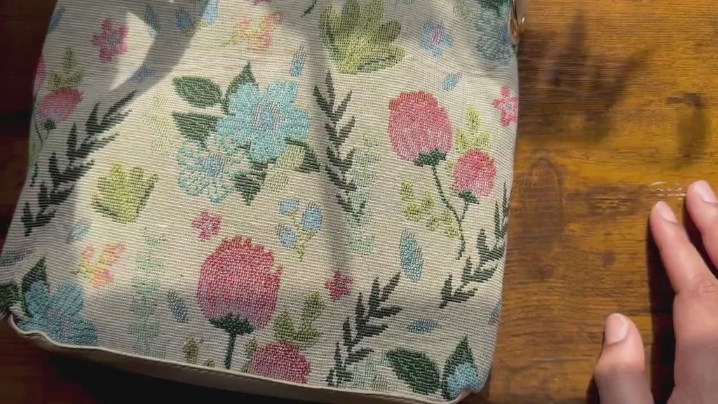Women’s Bohemian Bag| Embroidered Crossbody Bag - Multicolor Floral Design with Adjustable Strap